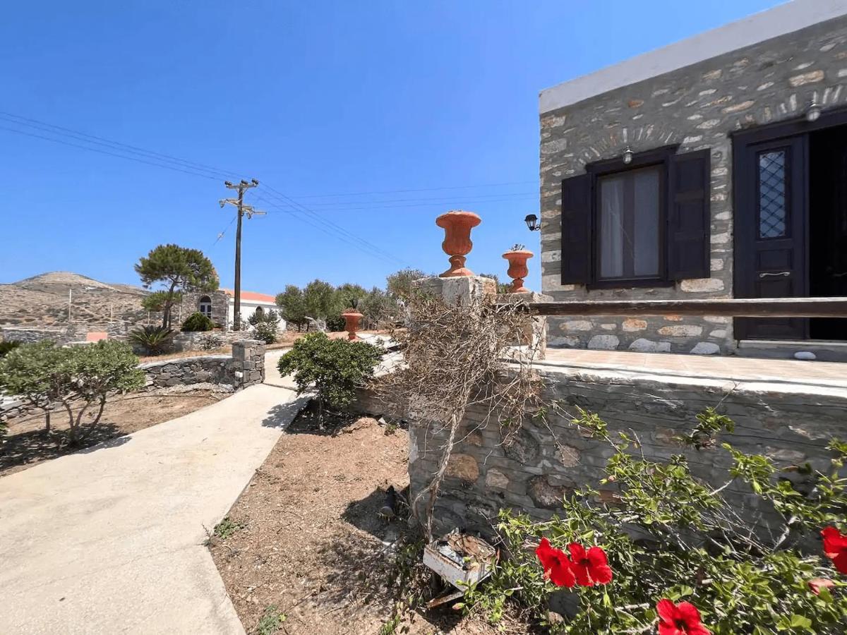 Πέτρινο Εξοχικό Σπίτι Στη Σύρο Agros  Εξωτερικό φωτογραφία