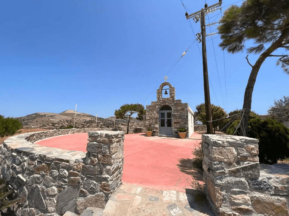 Πέτρινο Εξοχικό Σπίτι Στη Σύρο Agros  Εξωτερικό φωτογραφία