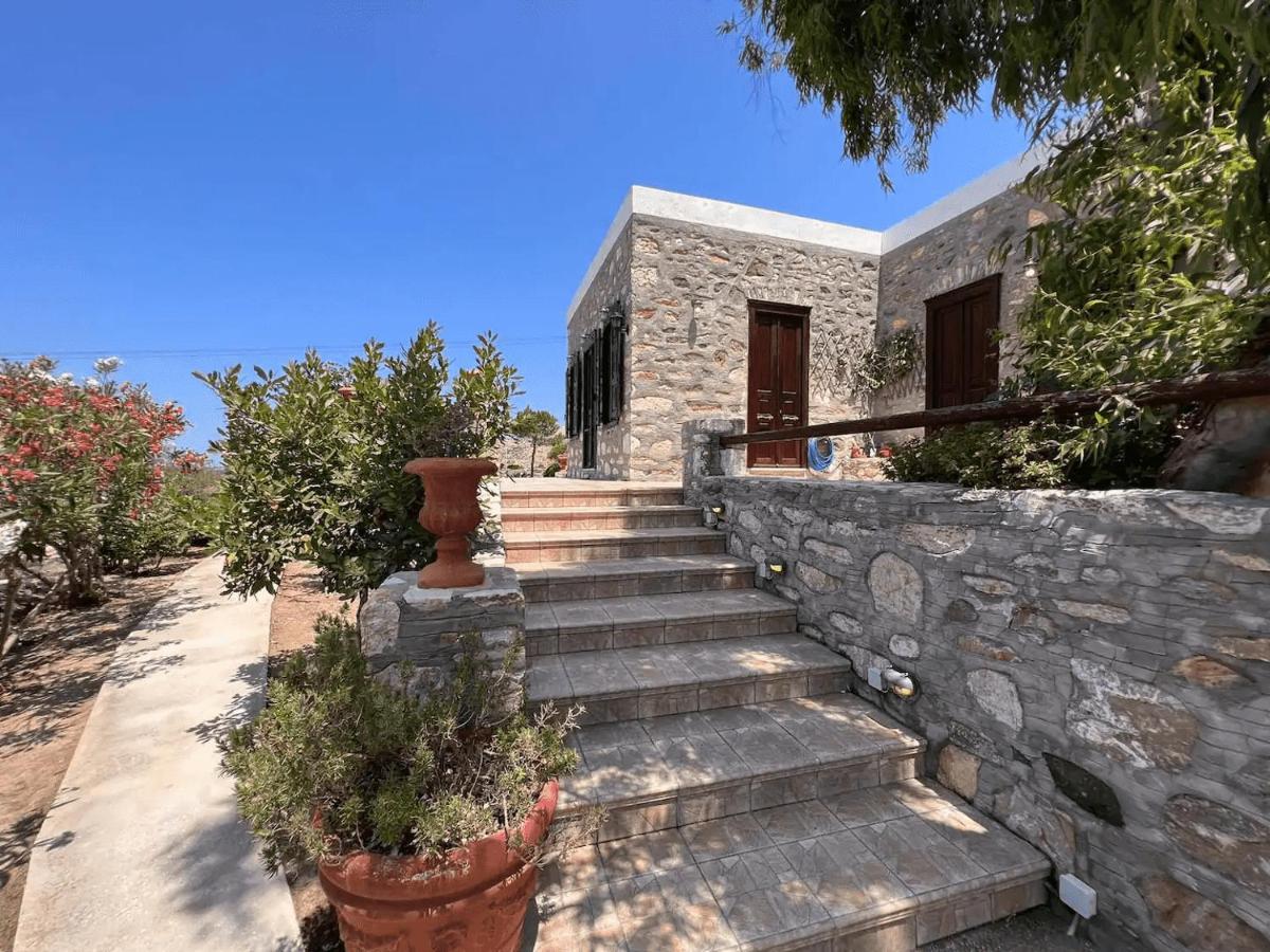 Πέτρινο Εξοχικό Σπίτι Στη Σύρο Agros  Εξωτερικό φωτογραφία