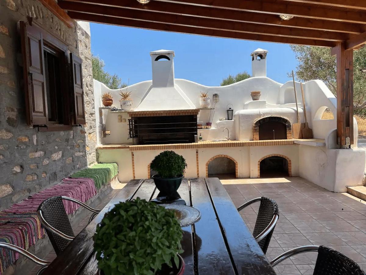 Πέτρινο Εξοχικό Σπίτι Στη Σύρο Agros  Εξωτερικό φωτογραφία