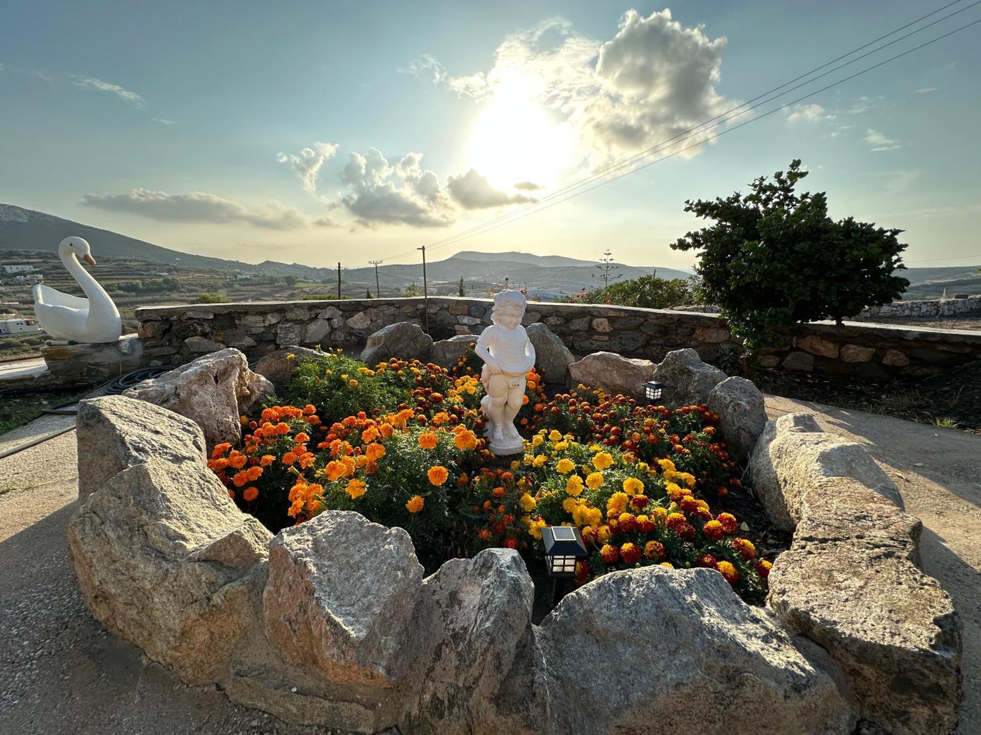 Πέτρινο Εξοχικό Σπίτι Στη Σύρο Agros  Εξωτερικό φωτογραφία